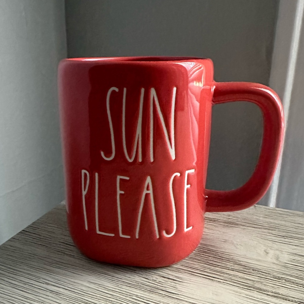 Rae Dunn Summer “Sun Please” Coffee Mug